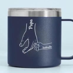 Dad Taught Me Everything I Know - Family Personalized Custom 14oz Stainless Steel Tumbler With Handle - Father's Day, Gift For Dad, Grandpa 10 Dad Taught Me Everything I Know - Family Personalized Custom 14oz Stainless Steel Tumbler With Handle - Father's Day, Gift For Dad, Grandpa -Pawfect House Store 6634ae4277378