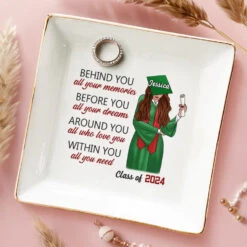 Before You All Your Dreams - Family Personalized Custom Jewelry Dish - Graduation Gift For Family Members, Siblings, Brothers, Sisters 7 Before You All Your Dreams - Family Personalized Custom Jewelry Dish - Graduation Gift For Family Members, Siblings, Brothers, Sisters -Pawfect House Store 6634b4ab8d204