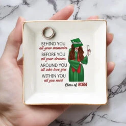 Before You All Your Dreams - Family Personalized Custom Jewelry Dish - Graduation Gift For Family Members, Siblings, Brothers, Sisters 8 Before You All Your Dreams - Family Personalized Custom Jewelry Dish - Graduation Gift For Family Members, Siblings, Brothers, Sisters -Pawfect House Store 6634b4aca42ef
