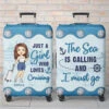 Life Is Better On A Cruise - Travel Personalized Custom Luggage Cover - Holiday Vacation Gift, Gift For Adventure Travel Lovers