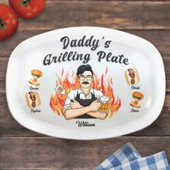 Good Food Made By You - Family Personalized Custom Platter - Father's Day, Gift For Dad, Grandpa -Pawfect House Store 6639a4aa1946b
