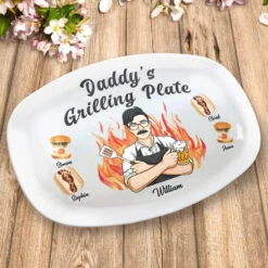 Good Food Made By You - Family Personalized Custom Platter - Father's Day, Gift For Dad, Grandpa -Pawfect House Store 6639a4efd1c75