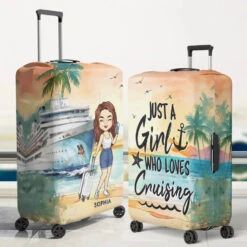 The Sea Is Calling - Travel Personalized Custom Luggage Cover - Holiday Vacation Gift, Gift For Adventure Travel Lovers 8 The Sea Is Calling - Travel Personalized Custom Luggage Cover - Holiday Vacation Gift, Gift For Adventure Travel Lovers -Pawfect House Store 6639d8360b399