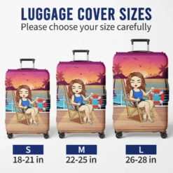 The Girl Who Loves Cruising - Travel Personalized Custom Luggage Cover - Holiday Vacation Gift, Gift For Adventure Travel Lovers 11 The Girl Who Loves Cruising - Travel Personalized Custom Luggage Cover - Holiday Vacation Gift, Gift For Adventure Travel Lovers -Pawfect House Store 6639e1edea6bd