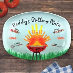 Together, You’ll Be Stronger Than Ever - Family Personalized Custom Platter - Father's Day, Gift For Dad, Grandpa -Pawfect House Store 663b598d058de