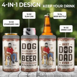 My Mates Are Dog And Beer - Dog Personalized Custom 4 In 1 Can Cooler Tumbler - Father's Day, Gift For Pet Owners, Pet Lovers 9 My Mates Are Dog And Beer - Dog Personalized Custom 4 In 1 Can Cooler Tumbler - Father's Day, Gift For Pet Owners, Pet Lovers -Pawfect House Store 663b5ac488ec1