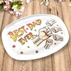 Families Are Like Fudge - Family Personalized Custom Platter - Father's Day, Gift For Dad, Grandpa 8 Families Are Like Fudge - Family Personalized Custom Platter - Father's Day, Gift For Dad, Grandpa -Pawfect House Store 663b7e106f3ba