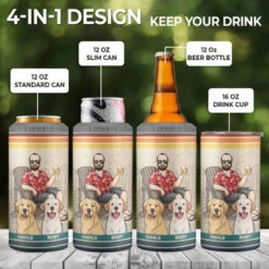 Dogs Solve Most Of My Problems - Dog Personalized Custom 4 In 1 Can Cooler Tumbler - Father's Day, Gift For Pet Owners, Pet Lovers 9 Dogs Solve Most Of My Problems - Dog Personalized Custom 4 In 1 Can Cooler Tumbler - Father's Day, Gift For Pet Owners, Pet Lovers -Pawfect House Store 663c8eefe77ba