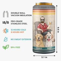 Dogs Solve Most Of My Problems - Dog Personalized Custom 4 In 1 Can Cooler Tumbler - Father's Day, Gift For Pet Owners, Pet Lovers 10 Dogs Solve Most Of My Problems - Dog Personalized Custom 4 In 1 Can Cooler Tumbler - Father's Day, Gift For Pet Owners, Pet Lovers -Pawfect House Store 663c8ef14bd96