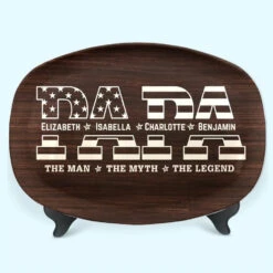 Like The Strength Of An Army - Family Personalized Custom Platter - Father's Day, Gift For Dad, Grandpa -Pawfect House Store 663c9ff069916