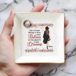 This Is The Beginning Of Anything You Want - Family Personalized Custom Jewelry Dish - Graduation Gift For Family Members, Siblings, Brothers, Sisters 8 This Is The Beginning Of Anything You Want - Family Personalized Custom Jewelry Dish - Graduation Gift For Family Members, Siblings, Brothers, Sisters -Pawfect House Store 663d9c3a53295