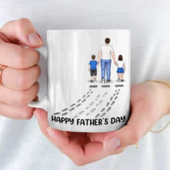 Happy Father's Day - Family Personalized Custom Mug - Father's Day, Gift For Dad -Pawfect House Store 663dc34ead552