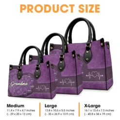 Grandma You Are The Sun In My Life - Family Personalized Custom Leather Handbag - Mother's Day, Gift For Mom, Grandma 13 Grandma You Are The Sun In My Life - Family Personalized Custom Leather Handbag - Mother's Day, Gift For Mom, Grandma -Pawfect House Store 663dd72d31722