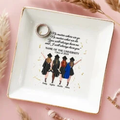 Be The Best Of Whatever You Are - Bestie Personalized Custom Jewelry Dish - Graduation Gift For Best Friends, BFF, Sisters -Pawfect House Store 663de26ac4a5c