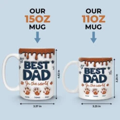 Best Grandpa In The World - Family Personalized Custom 3D Inflated Effect Printed Mug - Father's Day, Gift For Dad, Grandpa 11 Best Grandpa In The World - Family Personalized Custom 3D Inflated Effect Printed Mug - Father's Day, Gift For Dad, Grandpa -Pawfect House Store 6642cd786afe4