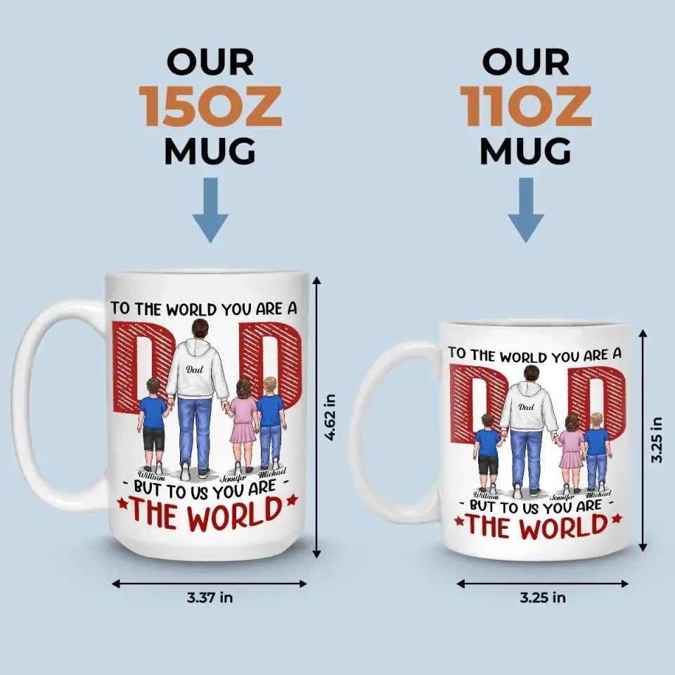 Let Love Be Genuine - Family Personalized Custom Mug - Father's Day, Gift For Dad 5 Let Love Be Genuine - Family Personalized Custom Mug - Father's Day, Gift For Dad - Image 5