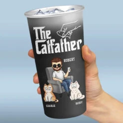 Thank You For Being My Dad - Dog & Cat Personalized Custom Aluminum Changing Color Cup - Father's Day, Gift For Pet Owners, Pet Lovers -Pawfect House Store 6646c1fad3f24