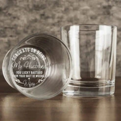 Congrats On Being My Boyfriend - Couple Personalized Custom Whiskey Glass - Gift For Husband Wife, Anniversary 10 Congrats On Being My Boyfriend - Couple Personalized Custom Whiskey Glass - Gift For Husband Wife, Anniversary -Pawfect House Store 664afc4746ec4