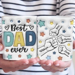 Papa, You Are My Anchor In A Stormy Sea - Family Personalized Custom 3D Inflated Effect Printed Mug - Father's Day, Gift For Dad 8 Papa, You Are My Anchor In A Stormy Sea - Family Personalized Custom 3D Inflated Effect Printed Mug - Father's Day, Gift For Dad -Pawfect House Store 664b177a8d757