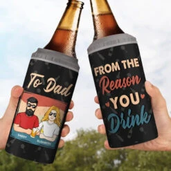 To Dad From The Reasons You Drink - Family Personalized Custom 4 In 1 Can Cooler Tumbler - Father's Day, Gift For Dad, Grandpa 8 To Dad From The Reasons You Drink - Family Personalized Custom 4 In 1 Can Cooler Tumbler - Father's Day, Gift For Dad, Grandpa -Pawfect House Store 664b1f2fcaa4d