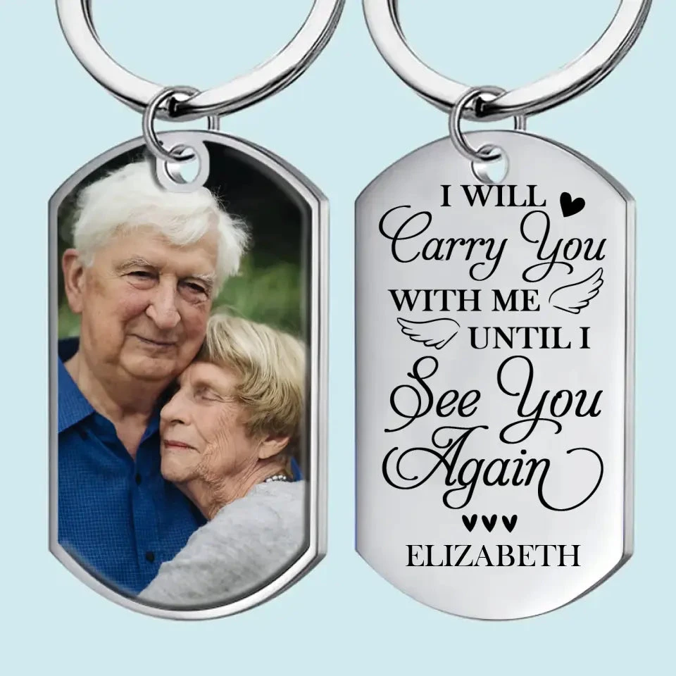 My Soul Knows You Are At Peace - Upload Family Photo - New Arrival, Personalized Keychain AMZ 1 My Soul Knows You Are At Peace - Upload Family Photo - New Arrival, Personalized Keychain AMZ