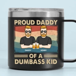 Proud Father Of A Few Kids - Family Personalized Custom 14oz Stainless Steel Tumbler With Handle - Father's Day, Gift For Dad, Grandpa 11 Proud Father Of A Few Kids - Family Personalized Custom 14oz Stainless Steel Tumbler With Handle - Father's Day, Gift For Dad, Grandpa -Pawfect House Store 664c6495c82d1