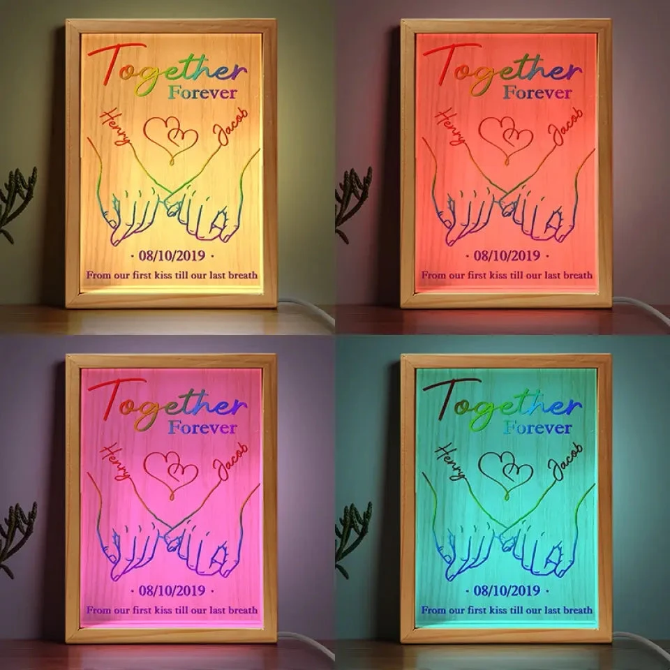 Love Is Not About Possession, Love Is About Appreciation - Couple Personalized Custom Frame Light Box - Gift For Husband Wife, Anniversary, LGBTQ+ 5 Love Is Not About Possession, Love Is About Appreciation - Couple Personalized Custom Frame Light Box - Gift For Husband Wife, Anniversary, LGBTQ+ - Image 5