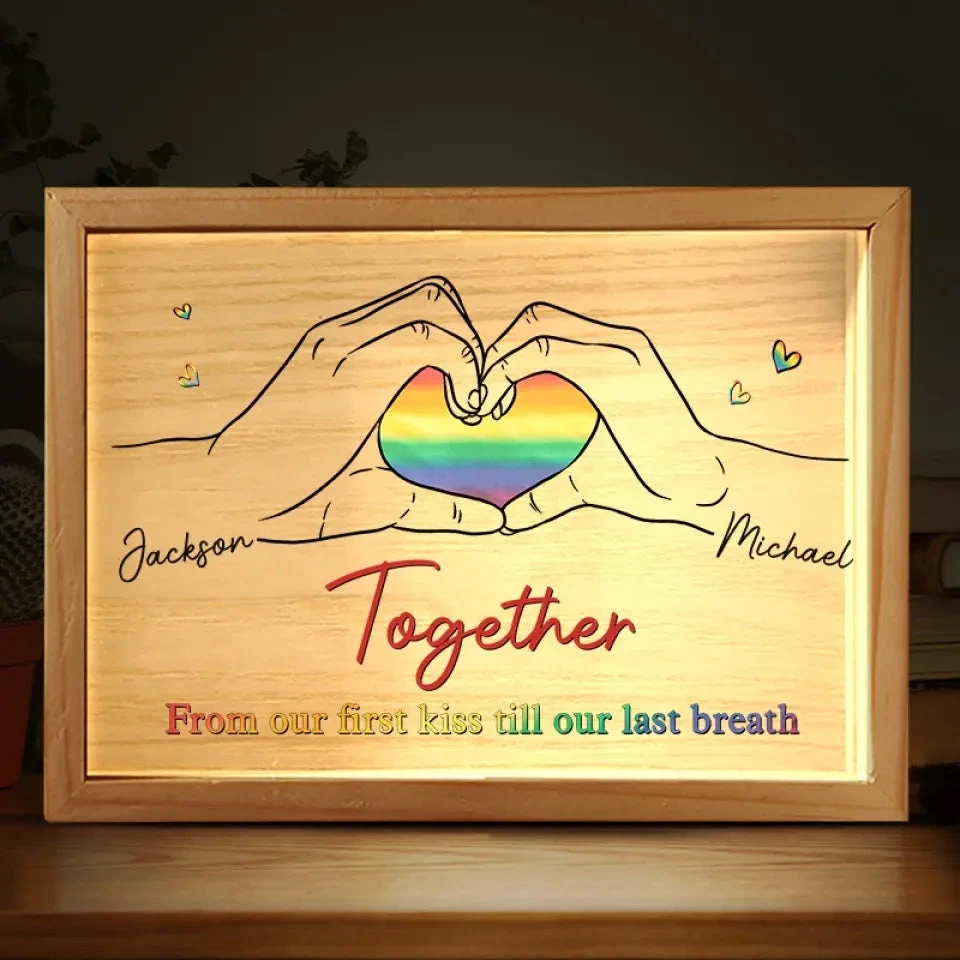 I Never Believed In Love At First Sight Until I Met You - Couple Personalized Custom Frame Light Box - Gift For Husband Wife, Anniversary, LGBTQ+ 1 I Never Believed In Love At First Sight Until I Met You - Couple Personalized Custom Frame Light Box - Gift For Husband Wife, Anniversary, LGBTQ+