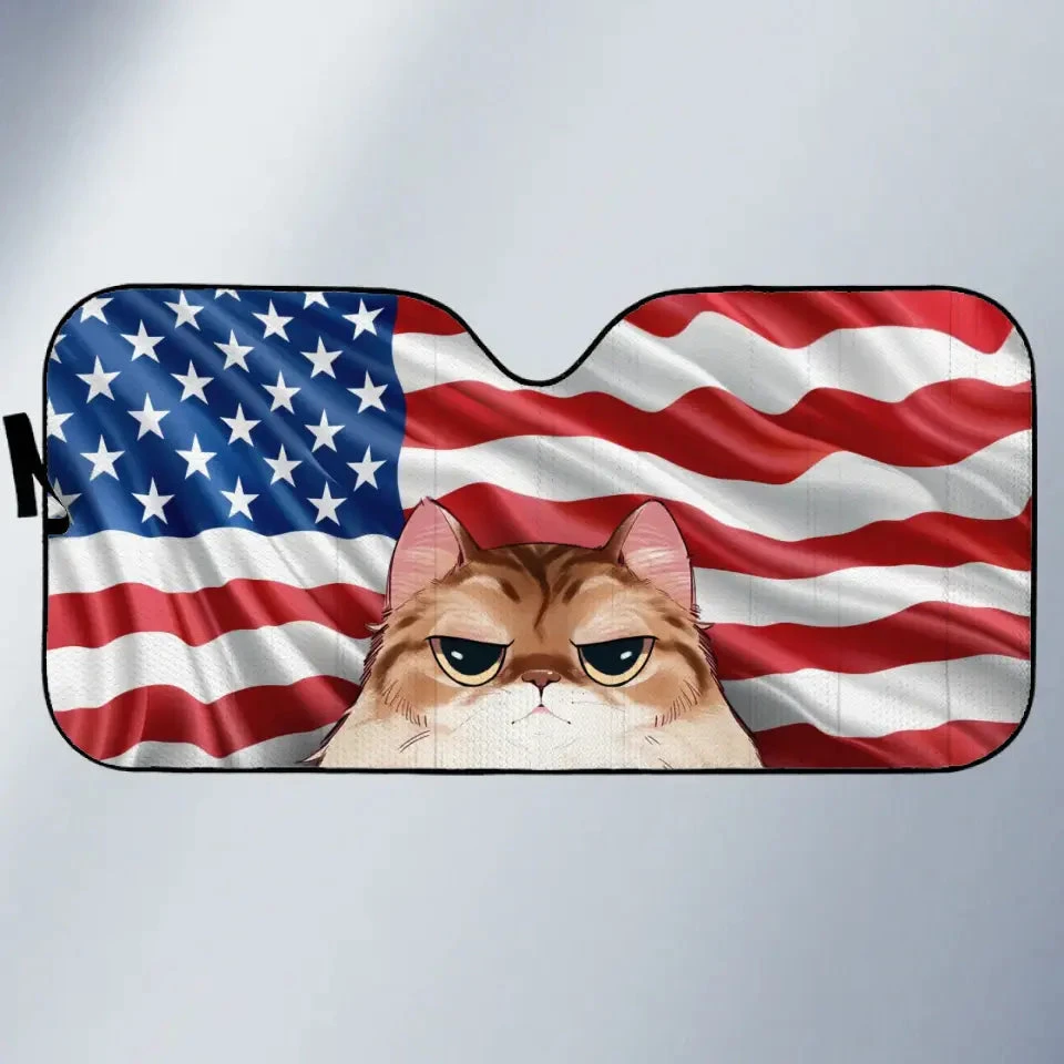 The Best Travel Pawtner Has Four Legs And A Fluffy Butt - Cat Personalized Custom Auto Windshield Sunshade, Car Window Protector - Gift For Pet Owners, Pet Lovers 2 The Best Travel Pawtner Has Four Legs And A Fluffy Butt - Cat Personalized Custom Auto Windshield Sunshade, Car Window Protector - Gift For Pet Owners, Pet Lovers - Image 2