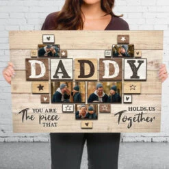 Custom Photo Always By My Side - Family Personalized Custom Horizontal Canvas - Father's Day, Gift For Dad 10 Custom Photo Always By My Side - Family Personalized Custom Horizontal Canvas - Father's Day, Gift For Dad -Pawfect House Store 664f0b003ea24