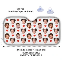 Custom Photo Family Adventures Create The Best Memories - Family Personalized Custom Auto Windshield Sunshade, Car Window Protector - Gift For Family Members 7 Custom Photo Family Adventures Create The Best Memories - Family Personalized Custom Auto Windshield Sunshade, Car Window Protector - Gift For Family Members -Pawfect House Store 665008bba41cb