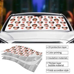 Custom Photo Family Adventures Create The Best Memories - Family Personalized Custom Auto Windshield Sunshade, Car Window Protector - Gift For Family Members 8 Custom Photo Family Adventures Create The Best Memories - Family Personalized Custom Auto Windshield Sunshade, Car Window Protector - Gift For Family Members -Pawfect House Store 665008cb55189