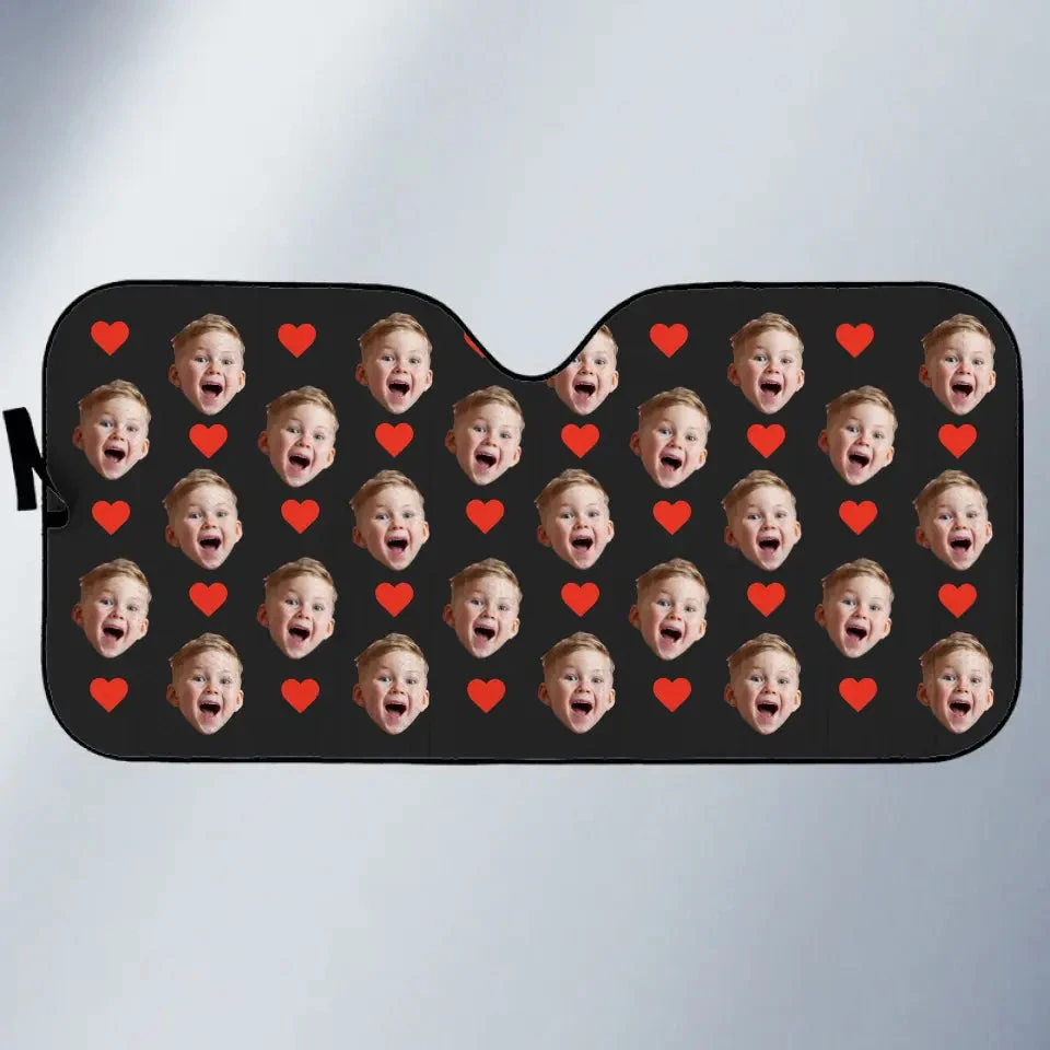 Custom Photo Family Adventures Create The Best Memories - Family Personalized Custom Auto Windshield Sunshade, Car Window Protector - Gift For Family Members 2 Custom Photo Family Adventures Create The Best Memories - Family Personalized Custom Auto Windshield Sunshade, Car Window Protector - Gift For Family Members - Image 2