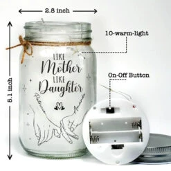 A Mother's Love Is The Greatest Teacher - Family Personalized Custom Mason Jar Light - Gift For Mom 8 A Mother's Love Is The Greatest Teacher - Family Personalized Custom Mason Jar Light - Gift For Mom -Pawfect House Store 66506745d4fd0