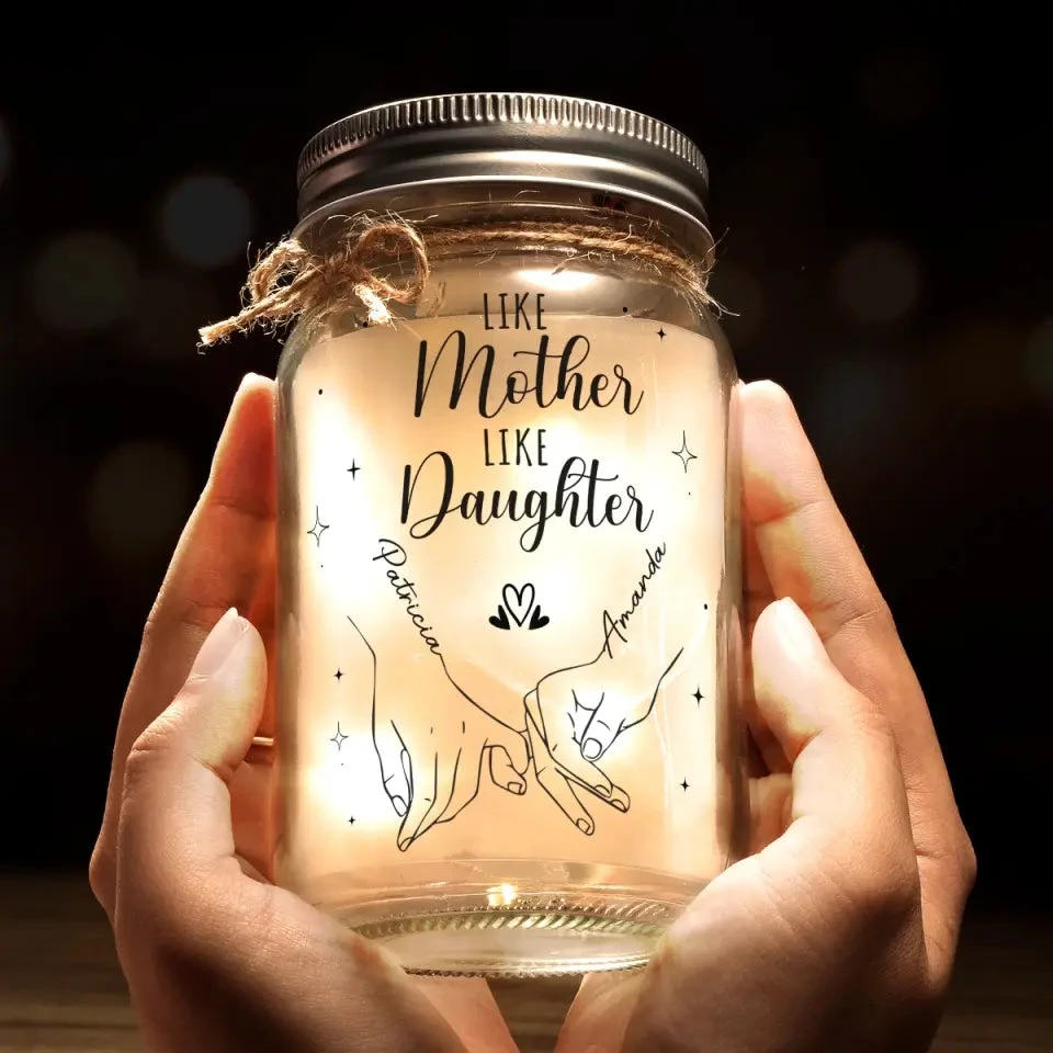 A Mother's Love Is The Greatest Teacher - Family Personalized Custom Mason Jar Light - Gift For Mom 5 A Mother's Love Is The Greatest Teacher - Family Personalized Custom Mason Jar Light - Gift For Mom - Image 5