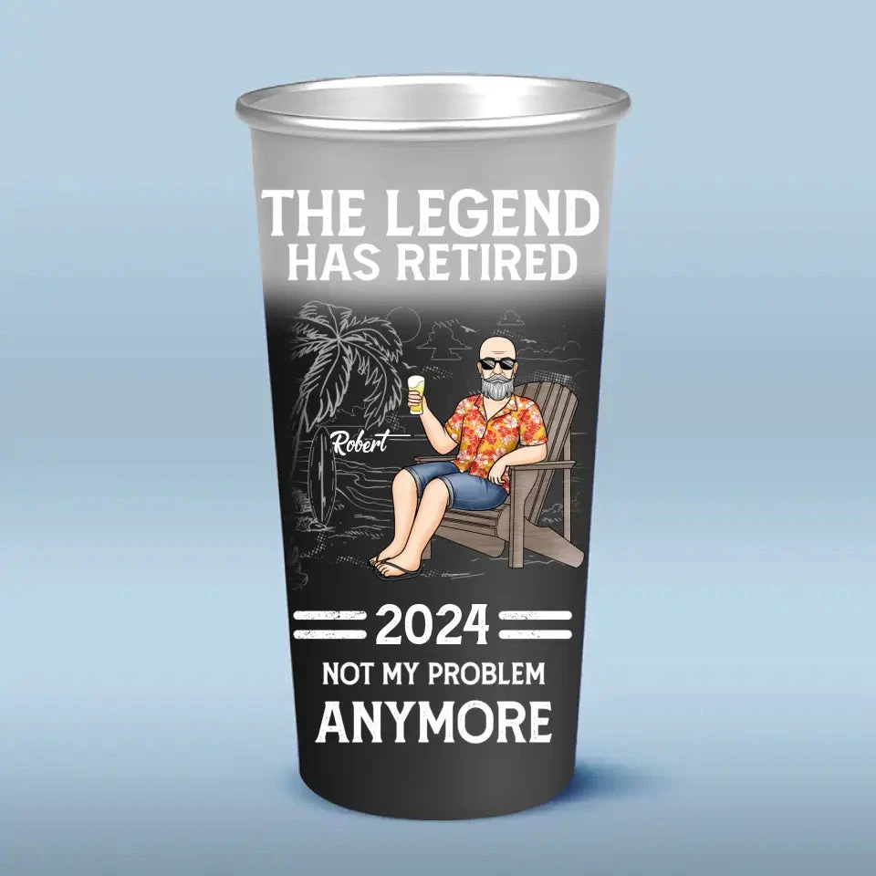 Retirement Means It Is Time For An Adventure - Personalized Custom Aluminum Changing Color Cup - Appreciation, Retirement Gift For Coworkers, Work Friends, Colleagues 2 Retirement Means It Is Time For An Adventure - Personalized Custom Aluminum Changing Color Cup - Appreciation, Retirement Gift For Coworkers, Work Friends, Colleagues - Image 2