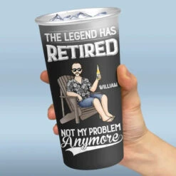 Retired People Feel Happy On Monday - Personalized Custom Aluminum Changing Color Cup - Appreciation, Retirement Gift For Coworkers, Work Friends, Colleagues -Pawfect House Store 66541198e9705