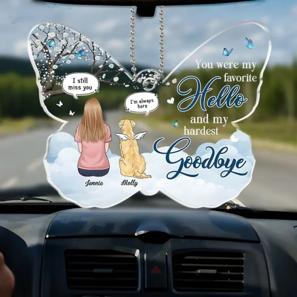 You Left Paw Prints On My Heart - Memorial Personalized Custom Car Ornament - Acrylic Custom Shaped - Sympathy Gift For Pet Owners, Pet Lovers 1 You Left Paw Prints On My Heart - Memorial Personalized Custom Car Ornament - Acrylic Custom Shaped - Sympathy Gift For Pet Owners, Pet Lovers