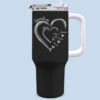Thank You For Everything You Do - Family Personalized Custom 40 Oz Stainless Steel Tumbler With Handle - Gift For Mom, Grandma