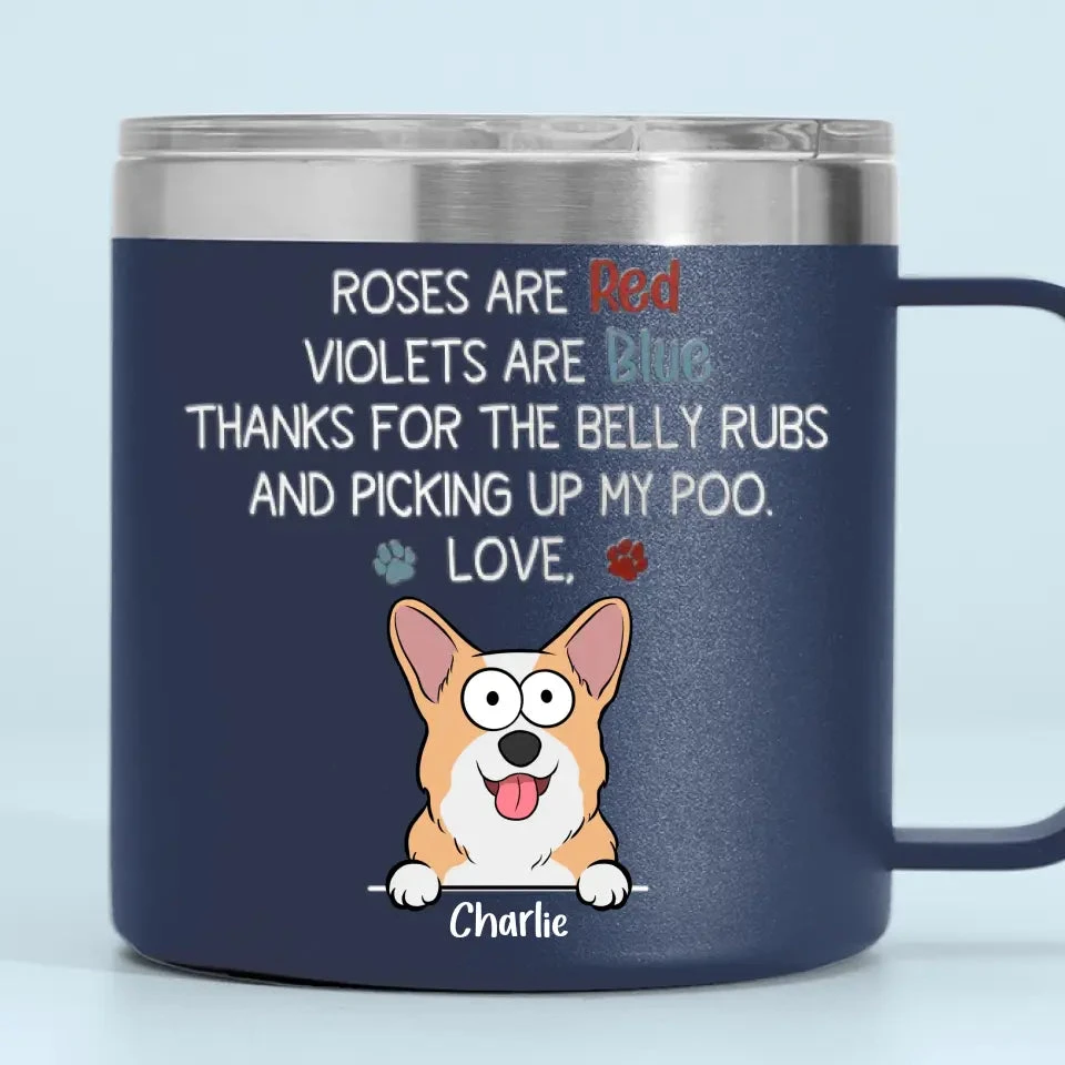 Dogs Are Love On Four Legs - Dog Personalized Custom 14oz Stainless Steel Tumbler With Handle - Gift For Pet Owners, Pet Lovers 6 Dogs Are Love On Four Legs - Dog Personalized Custom 14oz Stainless Steel Tumbler With Handle - Gift For Pet Owners, Pet Lovers - Image 6