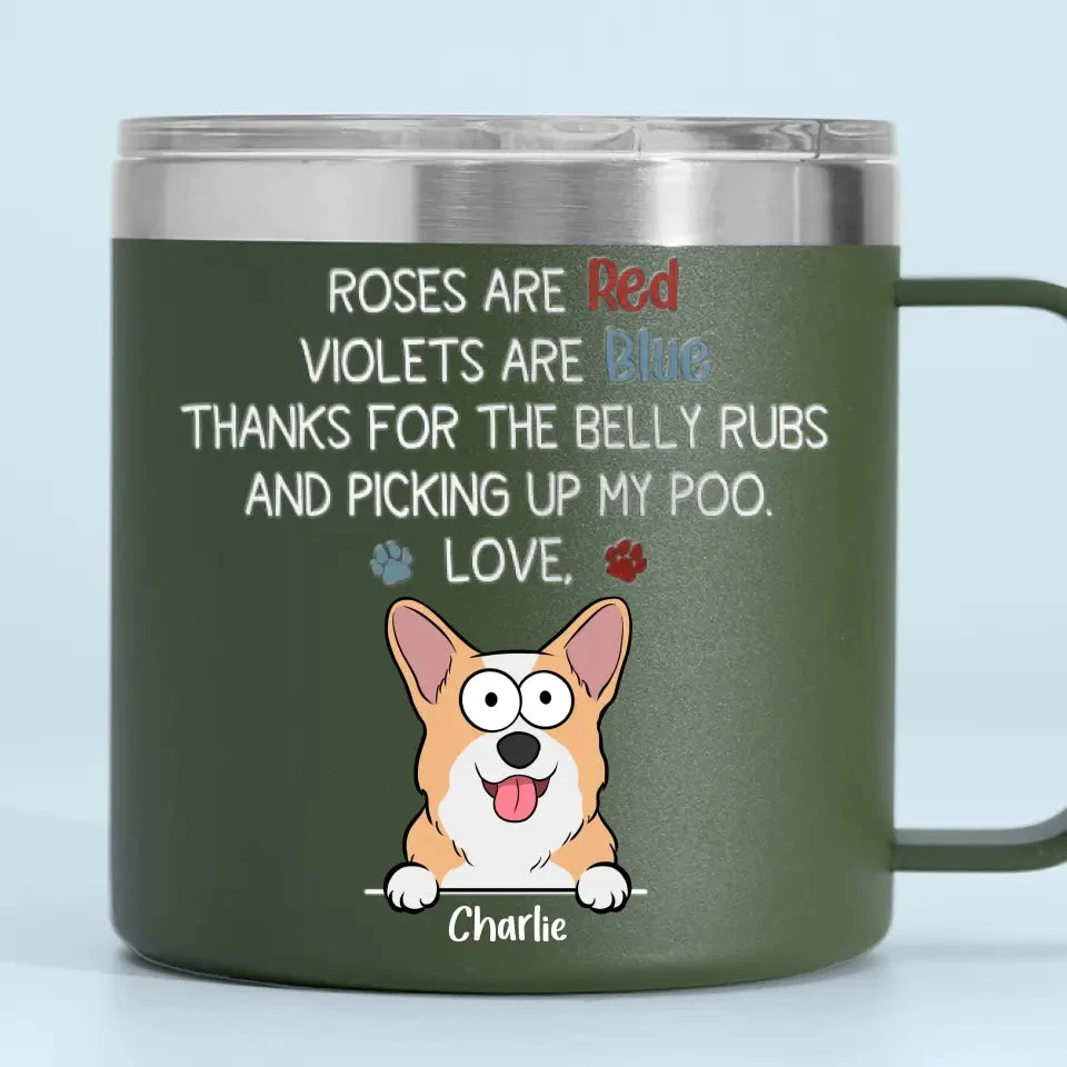 Dogs Are Love On Four Legs - Dog Personalized Custom 14oz Stainless Steel Tumbler With Handle - Gift For Pet Owners, Pet Lovers 7 Dogs Are Love On Four Legs - Dog Personalized Custom 14oz Stainless Steel Tumbler With Handle - Gift For Pet Owners, Pet Lovers - Image 7