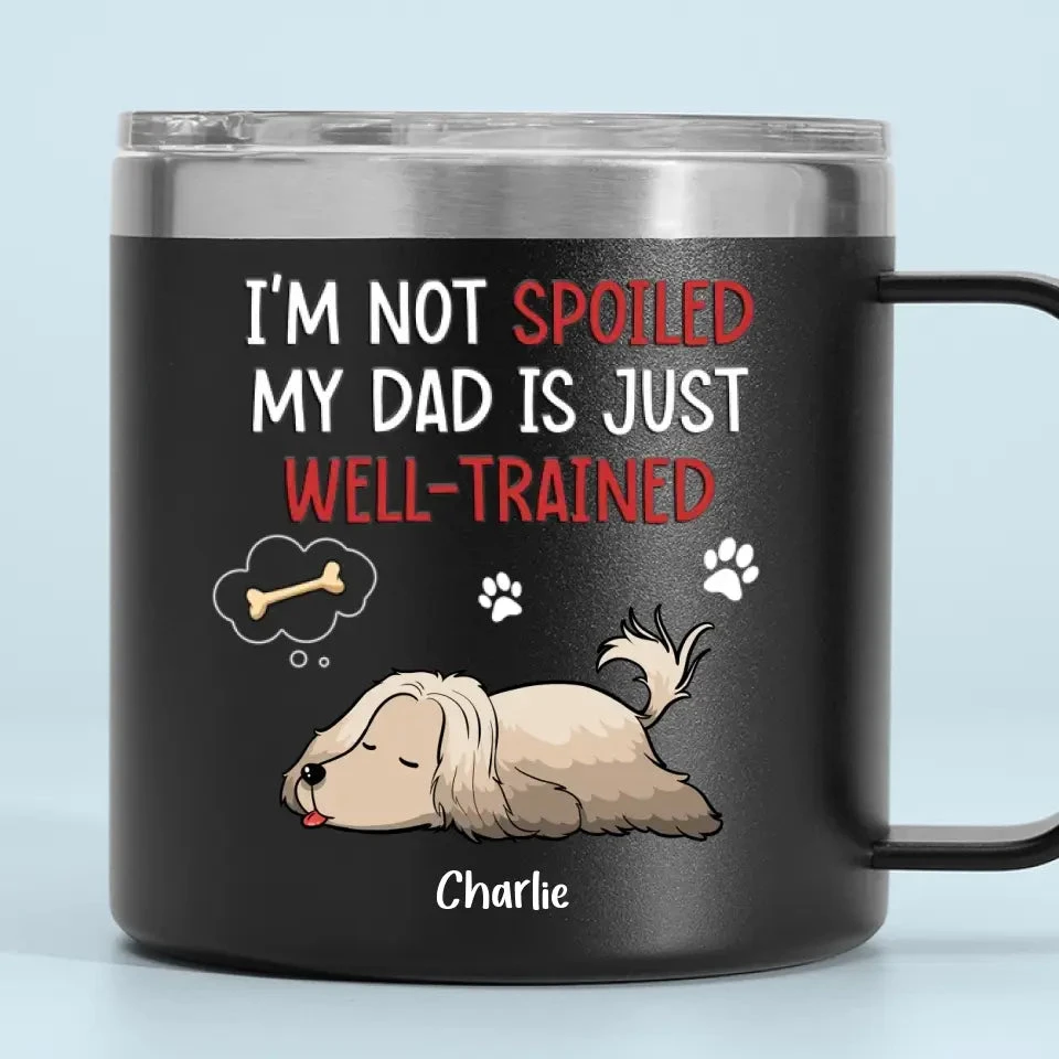 Dogs Are Bundles Of Love Wrapped In Fur - Dog Personalized Custom 14oz Stainless Steel Tumbler With Handle - Gift For Pet Owners, Pet Lovers 5 Dogs Are Bundles Of Love Wrapped In Fur - Dog Personalized Custom 14oz Stainless Steel Tumbler With Handle - Gift For Pet Owners, Pet Lovers - Image 5