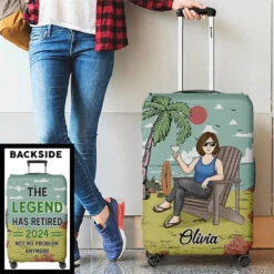 Not My Problem Anymore - Personalized Custom Luggage Cover - Appreciation, Retirement Gift For Coworkers, Work Friends, Colleagues, Travel Lovers 9 Not My Problem Anymore - Personalized Custom Luggage Cover - Appreciation, Retirement Gift For Coworkers, Work Friends, Colleagues, Travel Lovers -Pawfect House Store 66581530de19e