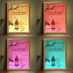 You Left Paw Prints On My Heart - Memorial Personalized Custom Frame Light Box - Sympathy Gift For Pet Owners, Pet Lovers -Pawfect House Store 665818c5b102b