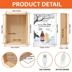 You Left Paw Prints On My Heart - Memorial Personalized Custom Frame Light Box - Sympathy Gift For Pet Owners, Pet Lovers -Pawfect House Store 665818c7c4be1