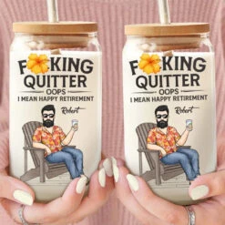 Every Day Is A Weekend - Personalized Custom Glass Cup, Iced Coffee Cup - Appreciation, Retirement Gift For Coworkers, Work Friends, Colleagues 8 Every Day Is A Weekend - Personalized Custom Glass Cup, Iced Coffee Cup - Appreciation, Retirement Gift For Coworkers, Work Friends, Colleagues -Pawfect House Store 6659310a2a8de