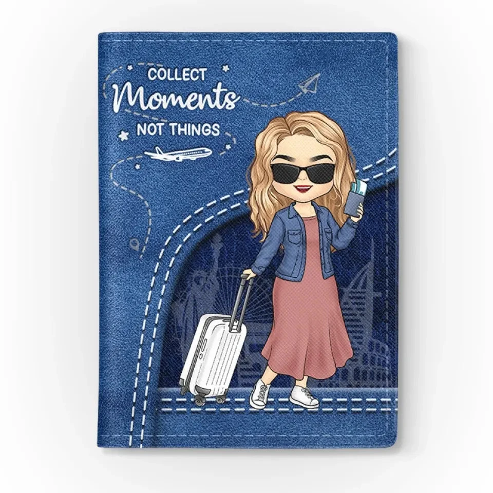 Exploring The World, Travel By Travel - Travel Personalized Custom Passport Cover, Passport Holder - Holiday Vacation Gift, Gift For Adventure Travel Lovers 3 Exploring The World, Travel By Travel - Travel Personalized Custom Passport Cover, Passport Holder - Holiday Vacation Gift, Gift For Adventure Travel Lovers - Image 3