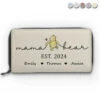 We Have The Best Nana Ever - Family Personalized Custom Leather Long Wallet - Mother's Day, Gift For Mom, Grandma