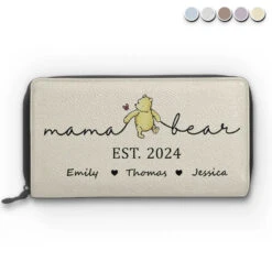 We Have The Best Nana Ever - Family Personalized Custom Leather Long Wallet - Mother's Day, Gift For Mom, Grandma