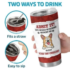 Pets Make Life Beautiful - Dog & Cat Personalized Custom 3D Inflated Effect Printed Tumbler - Gift For Pet Owners, Pet Lovers -Pawfect House Store 665c863da2859